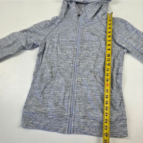 Lululemon Scuba Full Zip Hoodie Jacket Gray Women's 8 Performance. - Picture 3 of 8